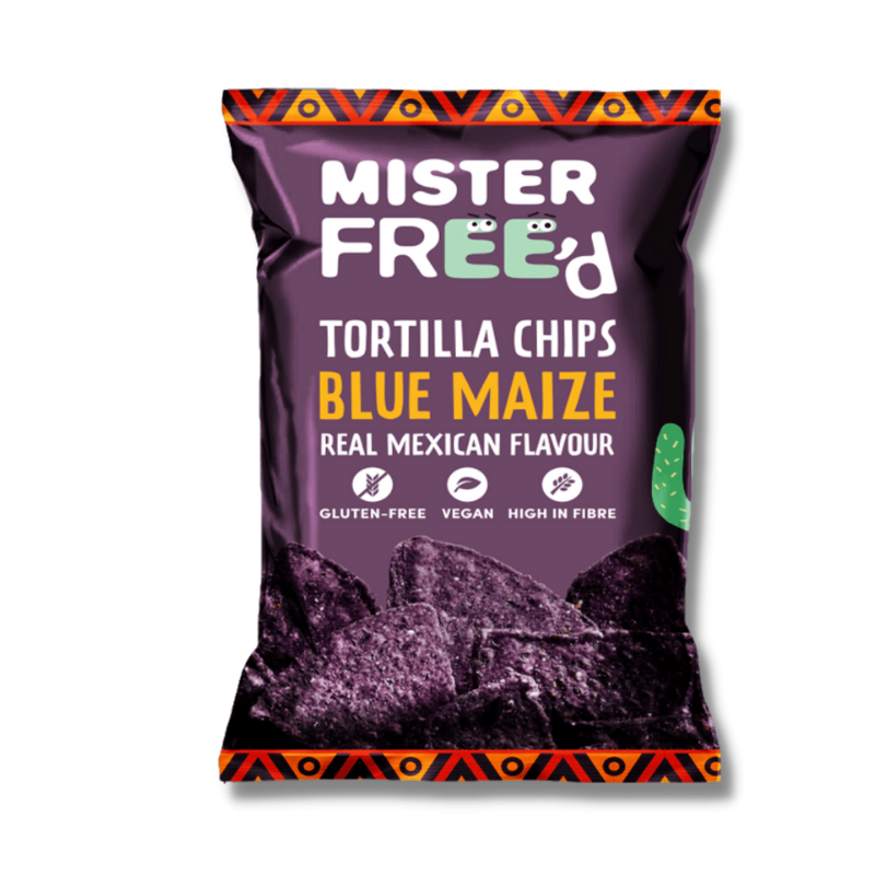 Tortilla Chips de maíz azul, Mister Freed, 135 g