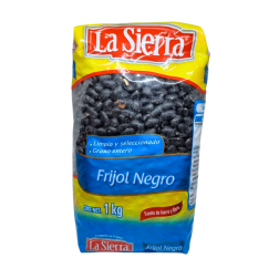 Frijol Negro en grano 1 kg, LA SIERRA