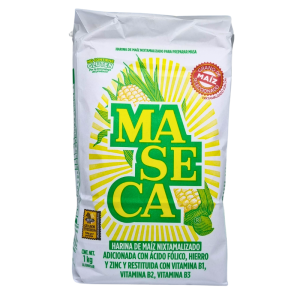 5 kg Maseca Harina Nixtamlizada(5 paquetes de 1kg c/u )