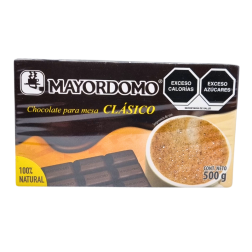 Chocolate de mesa CLÁSICO 500g, Mayordomo