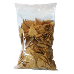Tortilla chips, Totopos de maíz triangulares en bolsa 500g (Cad. 6.4.24)