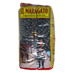 Getrocknete schwarze Bohnen 1kg, El Maragato